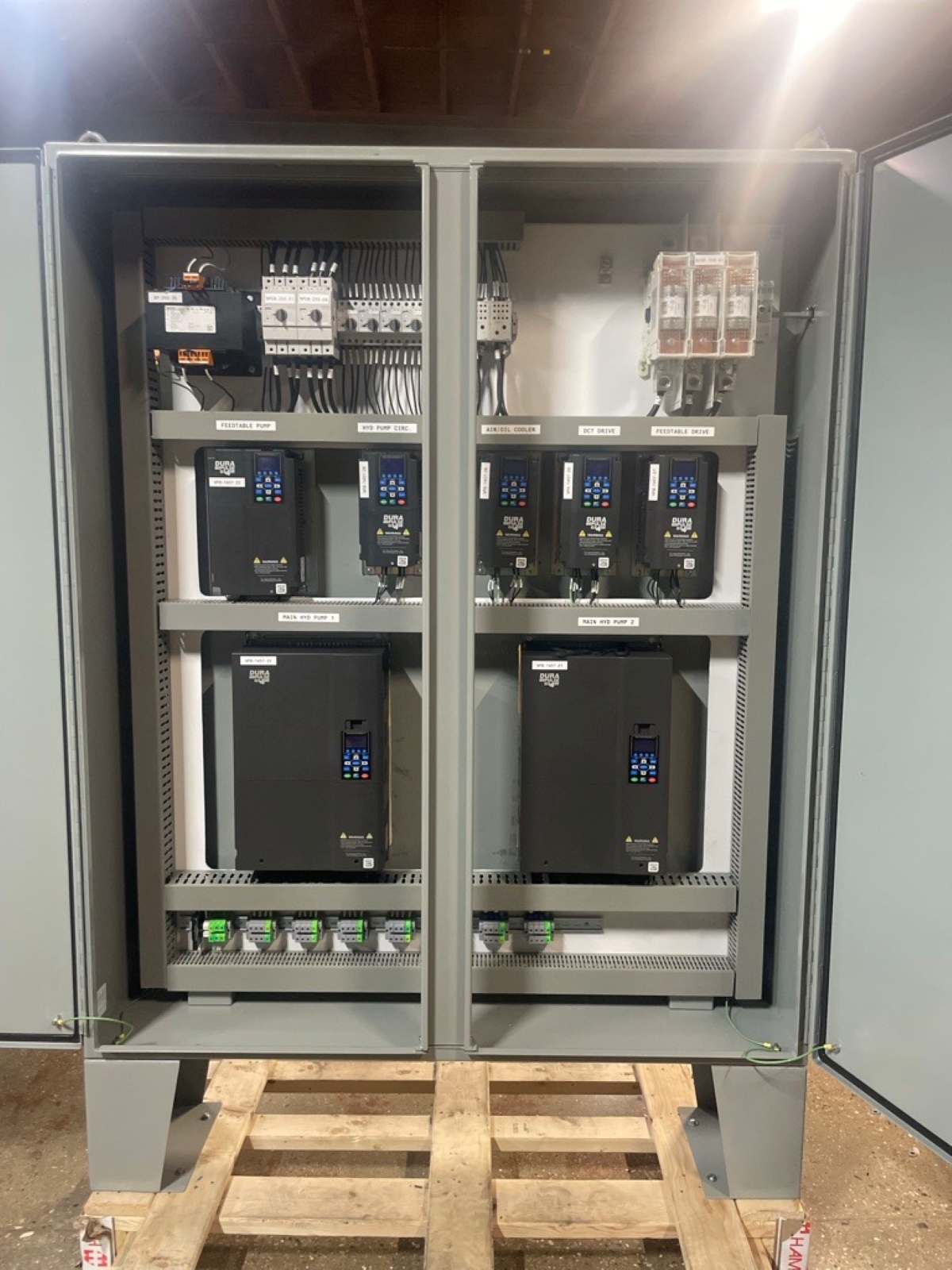 Industrial control panel build